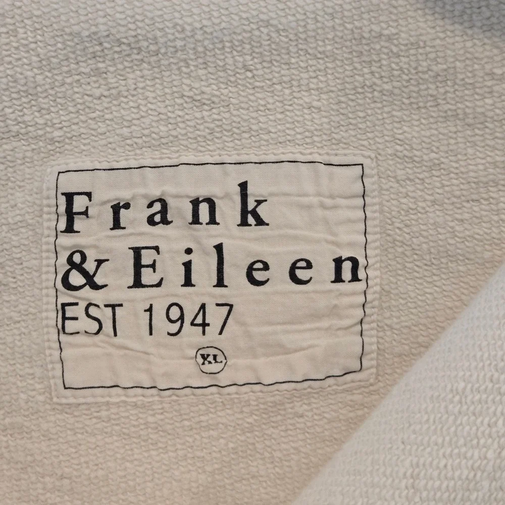 Frank & Eileen Eamon Jogger Sweatpants Womens XL Cream French Terry LAB636TF